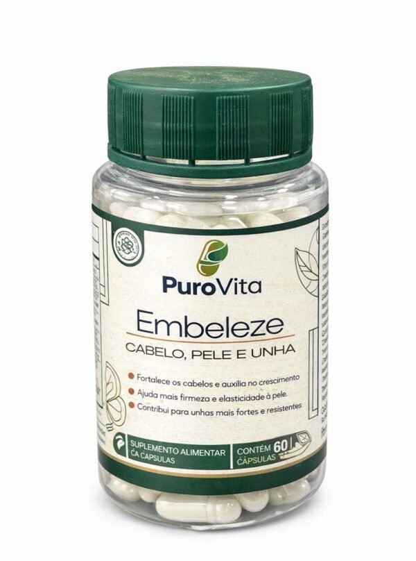 Puro Vita Embeleze Auxilia No Crescimento Do Cabelo  Sem Sabor (antigo)