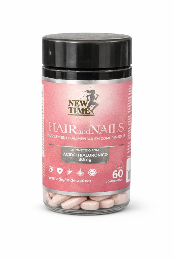 New Time Hair and Nails Fortificante Para Cabelos E Unhas Cabelos Sem Sabor