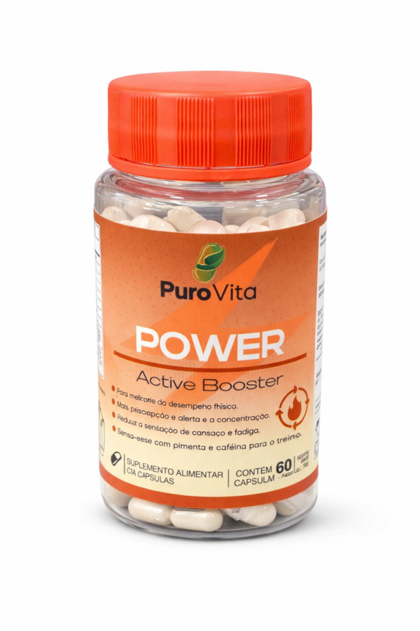 Puro Vita Power - Suporte Para Resistência Física E Mental Sem Sabor (antigo)